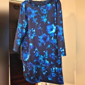 NWT Daisy Feuntes Blue Dress XL